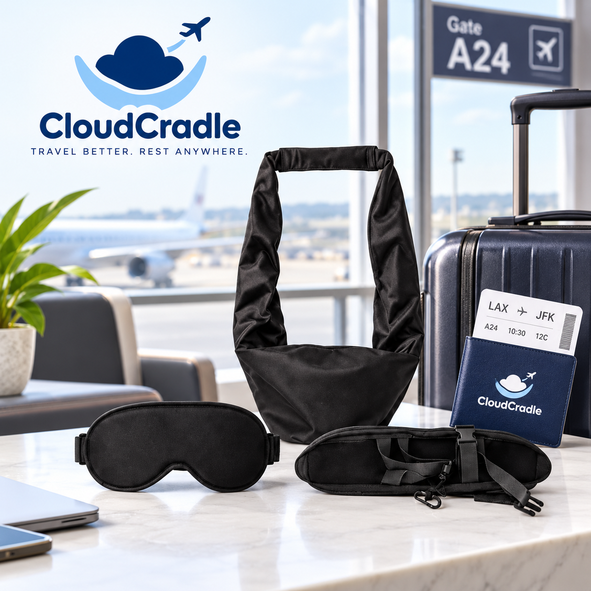 CloudCradle™ First Class 3-in-1 Travel Sleep Set